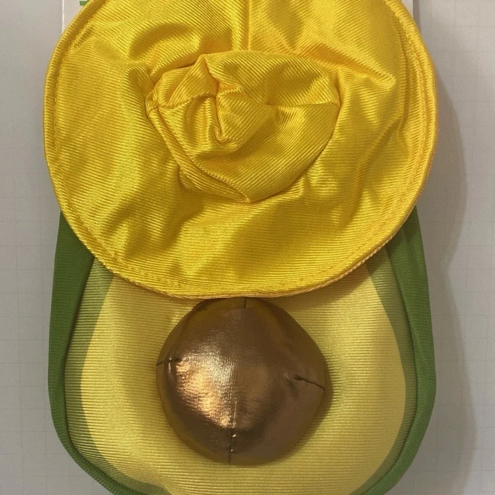 PetShoppe Avocado Dog Costume with Sombrero Hat XS/S Green Yellow WIC 646233 New